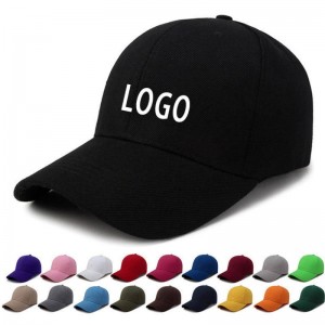 Brugerdefineret baseball cap af høj kvalitet Gorras baseball hat engros 3D gummi patch bomuld cap baseball
