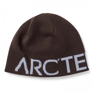 Brugerdefineret Jacquard -logo herre beanie caps uld vinterhatte