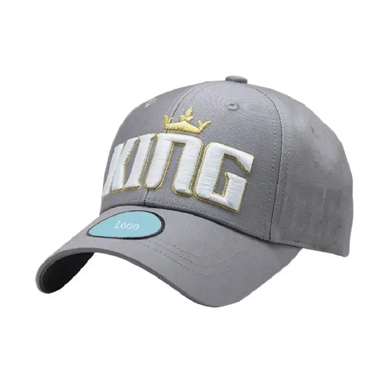 Professionel specialfremstillet BCI Organic Cotton Twill 6 Panel Structured Sports Baseball Cap og Hat med 3D -logo