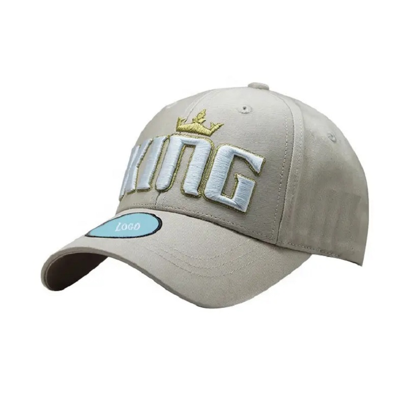 Professionel specialfremstillet BCI Organic Cotton Twill 6 Panel Structured Sports Baseball Cap og Hat med 3D -logo
