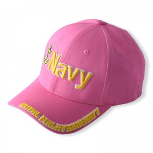 Brugerdefineret baseball cap 3d/2d broderet logo Kvinder mænd 6 panel sport cap pink kurve brim hovedbeklædning monteret baseball hatte